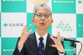 Sumitomo Forestry Holds Press Conference on Acquisition of U.S. Homebuilder Tri-Point Homes (TPH)
